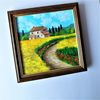 Italy-landscape-painting-yellow-wildflowers-in-style-impasto-wall-decoration