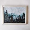 Acrylic-painting-misty-mountain-landscape-art-wall-decor