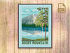 Welcome to Rocky Mountain Cross Stitch Pattern, National Park Cross Stitch Pattern, National Park Pattern, Retro Travel Cross Stitch Pattern #ntp_002