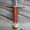 For Valhalla Damascus Steel Viking Longsword - Norse Inspired Hand Forged Pattern We (3).jpg