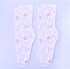 Embroidered Tulle Socks Womens lace flowers socks pink cute fashion coquette floral socks.jpg