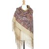 original wool pavlovo posad shawl size 148x148 cm