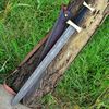 Ancient Roman Damascus Steel Spatha - Medieval Inspired Historical Replica Collec.jpg
