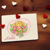 Postcard-girl-flowers-heart-sticker