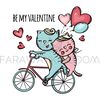 CATS RIDING TO VALENTINE DAY [site].jpg
