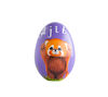 cute red panda stands on its hind legs - painted easter egg