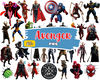 Avengers Clipart Png, Super Heroes Avengers Png, Avengers Png, Marvel Avengers, Spiderman, Hulk, Instant Download.jpg