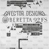 VECTOR DESIGN Beretta 92 FS Candy skulls 1.jpg