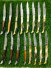 Lot of 16 Handmade Damascus Steel Toothpick Antler Handle Folding Pocket Knife 1.jpg