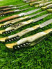 Lot of 16 Handmade Damascus Steel Toothpick Antler Handle Folding Pocket Knife 6.jpg
