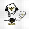 15 New Orleans Saints Football Heartbeat.png