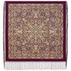 square wool pavlovo posad shawl wrap size 148x148 cm 1857-15