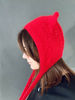 knitted wool kitty bonnet hat with ears devil hat red0.jpg