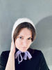 mink angora wool knitted bonnet hat with stripes9.jpg
