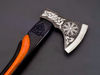 GROOMSMEN GIFT Custom Handmade Carbon Steel Engraved Viking Axe Anniversary Gift 5.jpg