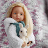 White bunny knitting pattern 5