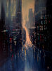 Original Oil Painting Buy City Night_002.JPG