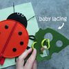 baby lacing for toddler activity