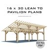 16 x 30 lean to pavilion plans in pdf-1.jpg