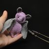 Bat Knitting Pattern, cute toy knitting pattern, halloween toy pattern, mouse knitting tutorial, bat knitting guide DIY 7.jpg