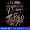 Premium original parts vintage 1980 aged to perfection quality svg.jpg