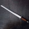 d2 steel sword with stacked leather wood handle hunting sword gift for hi.png