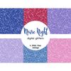 Bright red and blue sparkle digital glitters for crafting, stickers and planner. Contrasting and pastel glitters in purple, blue and red for crafting.