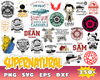 350 Supernatural Svg, Supernatural Silhouette, Winchester Svg, Castiel Stencil, Sam and Dean Stencil, Cricut Silhouette Svg.jpg