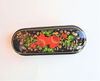 russian floral glasses case red flowers