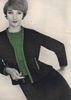 vintage knitting pattern suit women