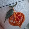 Physalis crochet pattern, flower pattern, fruit crochet tutorial, crochet pendant, crochet brooch, handmade flower DIY 3.jpeg