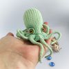 Octopus toy knitting pattern, cute knitted toy, seaside animal, octopus tutorial, stuffed animal pattern, handmade toy 3.jpg