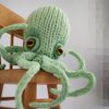 Octopus toy knitting pattern, cute knitted toy, seaside animal, octopus tutorial, stuffed animal pattern, handmade toy 7.jpg