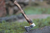 Hand Forged Viking Battle Axe, Viking Compass  (4).jpg