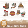 Christmas Winter Wear Clipart Banner01.png