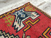 Red Bath Mat, Miniature Rug, Kitchen Mat, Organic Rug, Turkish Rug, Vintage Rug, Floor Mat07.jpg