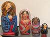 world women nesting dolls matryoshka art painted