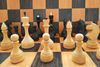 oredezh soviet old wooden chess pieces set big
