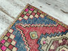 pink blue mat, small rug, eco friendly mat, kids shower rug, kitchen rug, bath mat runner, turkish vintage rug, boho rug08.jpg