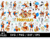 Hercules SVG, Megara SVG, Pegasus SVG, Hades SVG, Philoctetes (Phil) SVG, Zeus SVG, Hera SVG, Hermes SVG, The Muses SVG, Hercules characters SVG, Disney movie S
