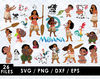 Moana SVG, Maui SVG, Heihei SVG, Pua SVG, Tala SVG, Chief Tui SVG, Sina SVG, Tamatoa SVG, Kakamora SVG, Disney characters SVG, Kids' room decor SVG, SVG for Cri