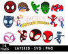 Spidey SVG, Spider-Man SVG, Spider logo SVG, Superhero SVG, Marvel character SVG, Web-slinger SVG, Spider silhouette SVG, Comic book hero SVG, Spider-Man mask S