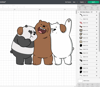 We Bare Bears SVG, Grizzly Bear SVG, Panda Bear SVG, Ice Bear SVG, Cartoon Bears SVG, Cartoon Network SVG, We Bare Bears characters, Bear brothers SVG, Cute bea
