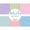 Bright pastel digital glitters and textures for crafting, stickers and planner. Summer purple, blue, pink and green glitter paper for planner