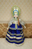 Blue porcelain doll