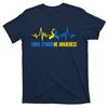 Down Syndrome Awareness Rainbow T21 Yellow Blue Ribbon T-Shirt.jpg