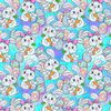 Cute Easter bunny seamless pattern