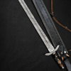 Damascus Steel Swords, Hunting Swords, Double Ed.png