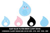 Baby blue water drop candy dome cover 5.jpg