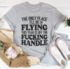 the-only-place-i-ll-be-flying-this-year-tee-peachy-sunday-t-shirt